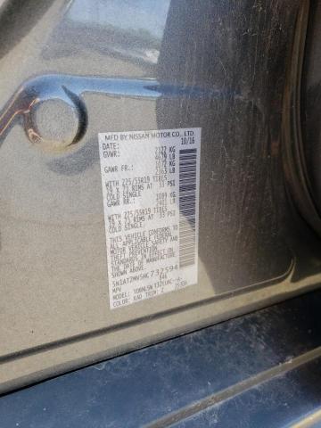 5N1AT2MV5HC732594 Nissan ROGUE SV