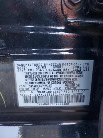 3N1AB8CV4PY253300 Nissan SENTRA SV