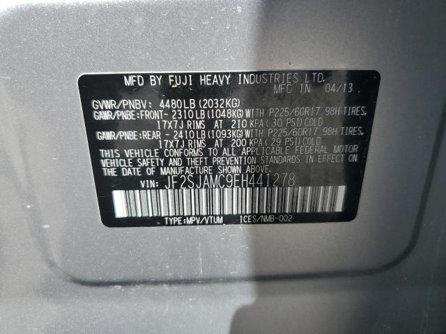 JF2SJAMC9EH441278 Subaru FORESTER 2
