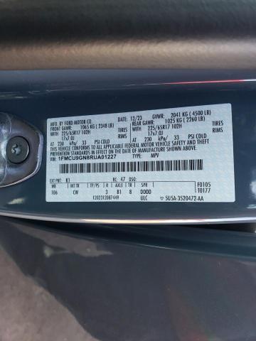 1FMCU9GN8RUA01227 Ford Escape Act