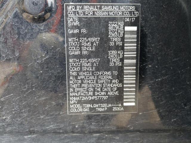 KNMAT2MV3HP577797 Nissan ROGUE S