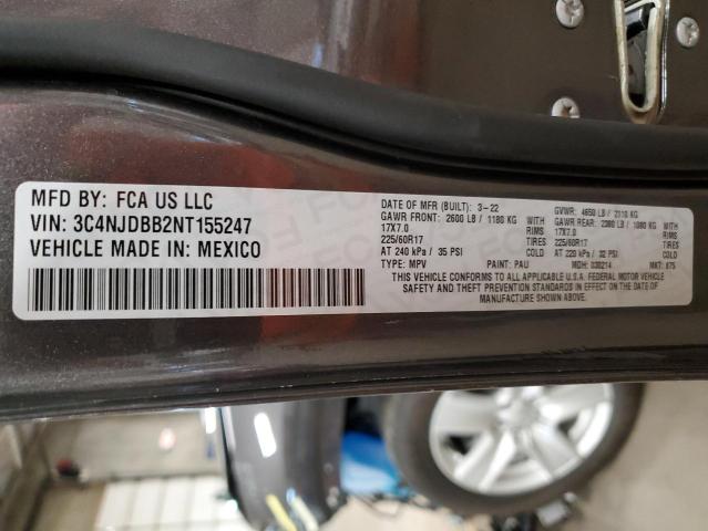 3C4NJDBB2NT155247 Jeep COMPASS LA
