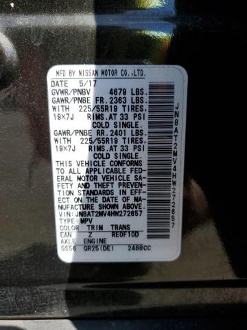JN8AT2MV4HW272657 Nissan ROGUE S