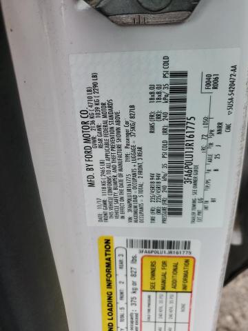 3FA6P0LU1JR161775 Ford FUSION SE