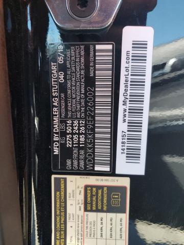WDDKK5KF9EF226002 Mercedes-Benz E 350