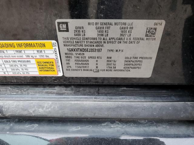 1GKKVTKD5EJ353187 GMC Acadia Denali
