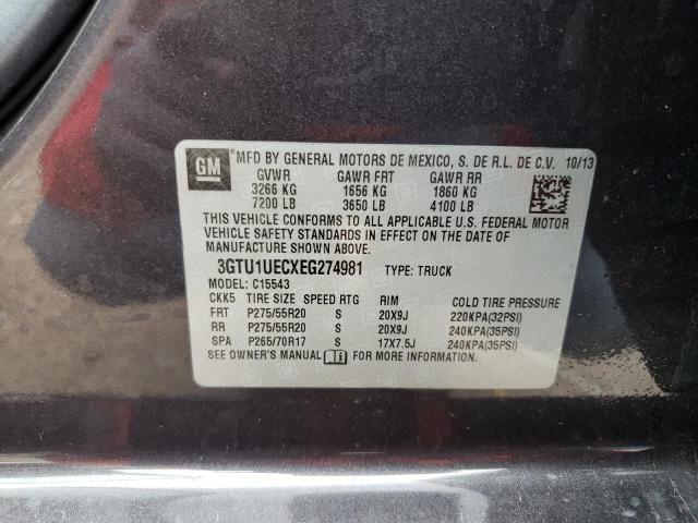 3GTU1UECXEG274981 GMC Sierra C1500 Sle