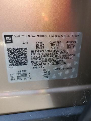 3GKALVEX0JL354026 GMC Terrain Slt