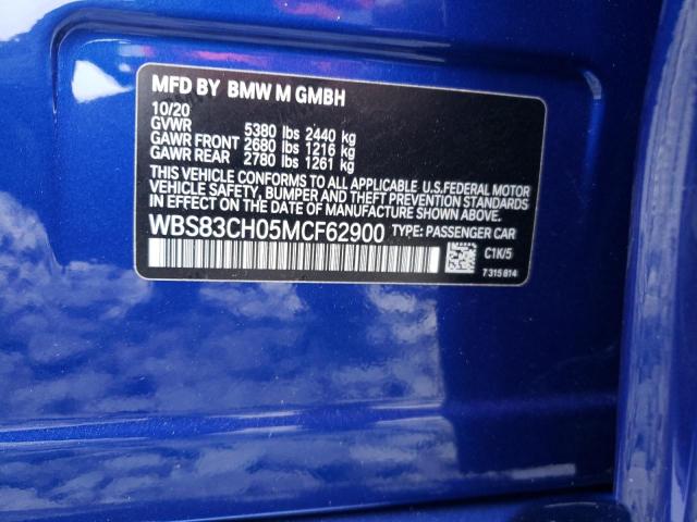 WBS83CH05MCF62900 BMW M5