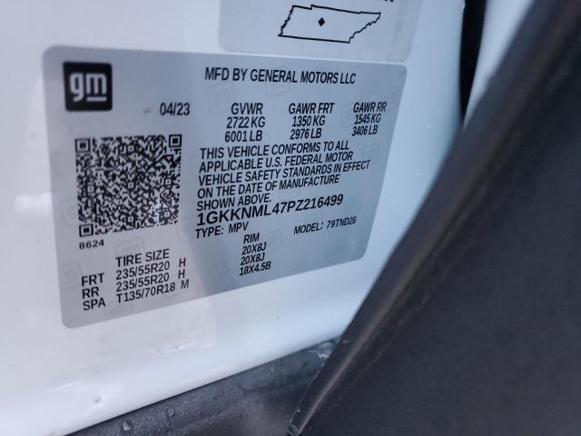 1GKKNML47PZ216499 GMC ACADIA SLT