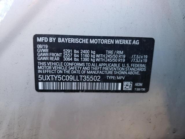 5UXTY5C09LLT35502 BMW X3 Xdrive30i