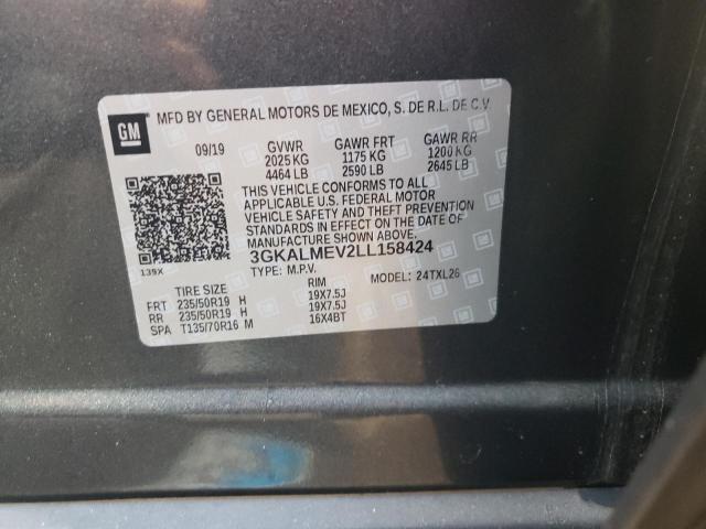 3GKALMEV2LL158424 GMC Terrain Sle