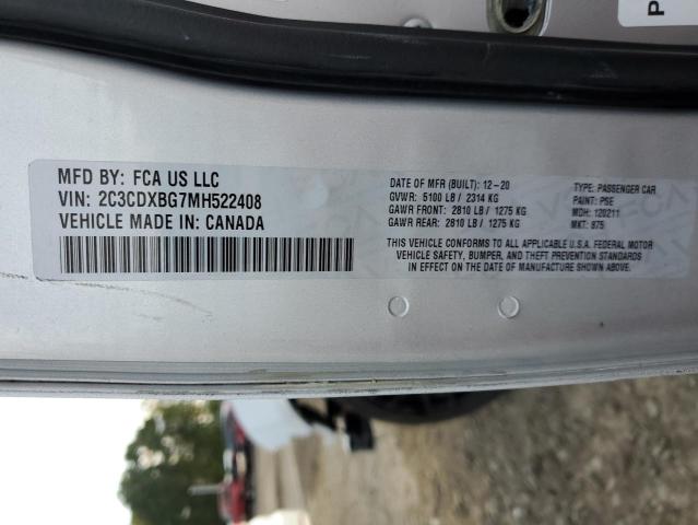 2C3CDXBG7MH522408 Dodge Charger Sxt
