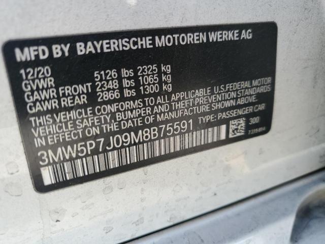 3MW5P7J09M8B75591 BMW 330e