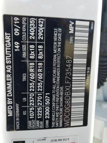 WDC0G8DBXLF735487 Mercedes-Benz GLC 300