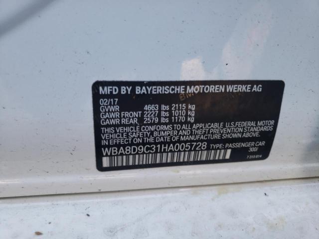 WBA8D9C31HA005728 BMW 330 XI