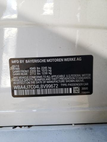 WBA4J7C04LBV99672 BMW 440xi Gran Coupe