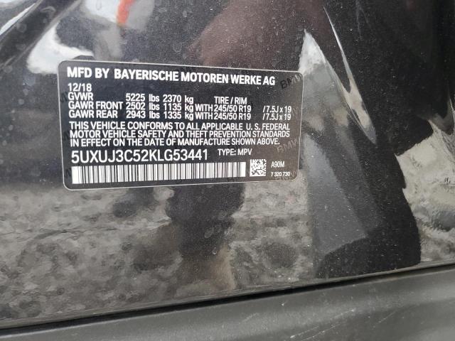 5UXUJ3C52KLG53441 BMW X4 Xdrive30i