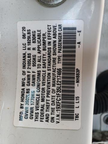 19XFC1F35LE217466 Honda CIVIC EX