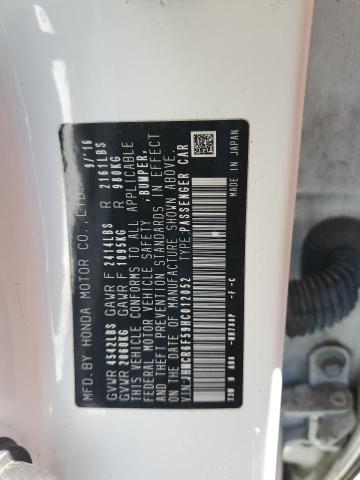 JHMCR6F59HC012052 Honda Accord Hybrid Exl