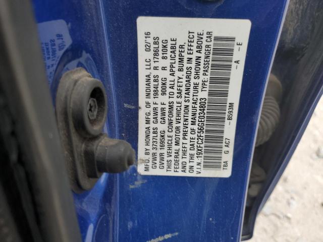 19XFC2F56GE034803 Honda Civic Lx