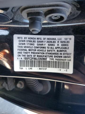 19XFC2F86LE202802 Honda Civic Sport