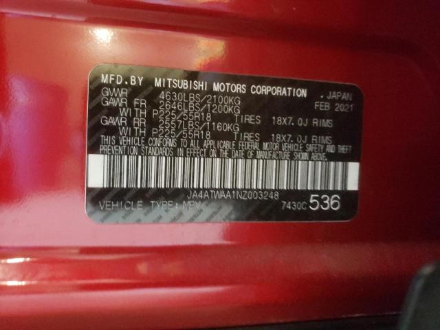 JA4ATWAA1NZ003248 Mitsubishi Eclipse Cross Se