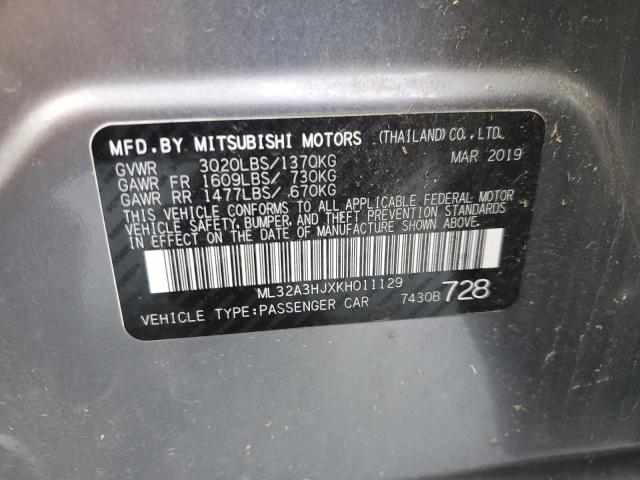 ML32A3HJXKH011129 Mitsubishi MIRAGE ES