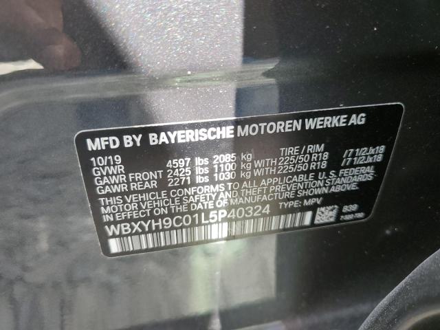 WBXYH9C01L5P40324 BMW X2 Sdrive28i