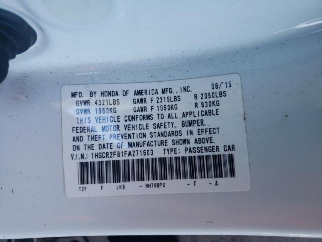 1HGCR2F81FA271603 Honda ACCORD EXL