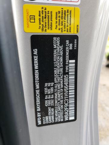 WBA2F9C31HV664885 BMW 230I