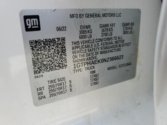 1GTPHAEK0NZ566623 GMC Sierra C1500