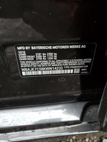 WBAJE7C58KWW14233 BMW 540 XI