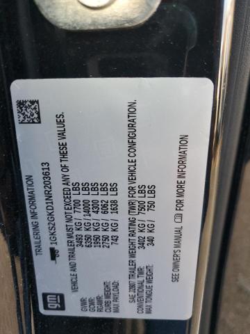 1GKS2GKD1NR203613 GMC Yukon Xl K1500 Slt
