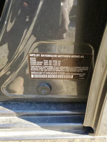 WBA5B1C56GG551559 BMW 535 I