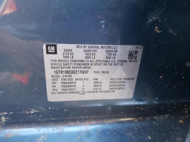 1GTR1VEC6EZ179247 GMC Sierra C1500 Slt