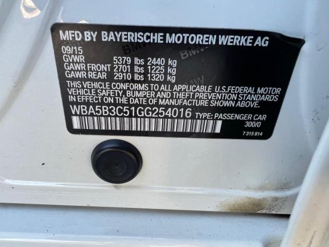 WBA5B3C51GG254016 BMW 535 XI