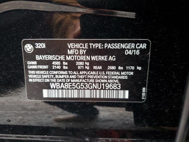 WBA8E5G53GNU19683 BMW 320 XI