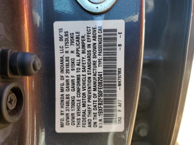 19XFB2F50FE082041 Honda Civic Lx