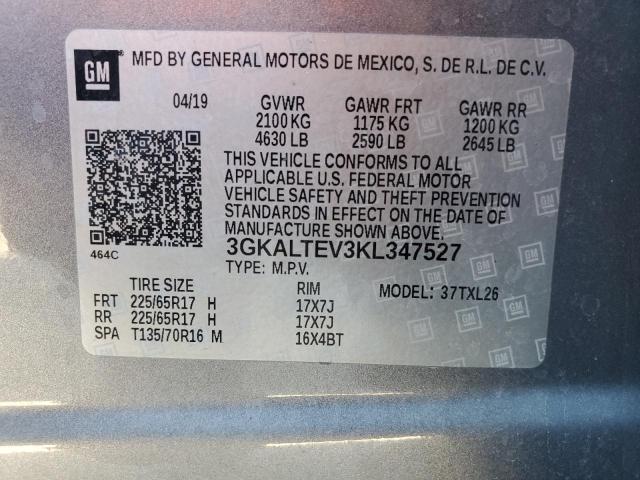 3GKALTEV3KL347527 GMC Terrain Sle