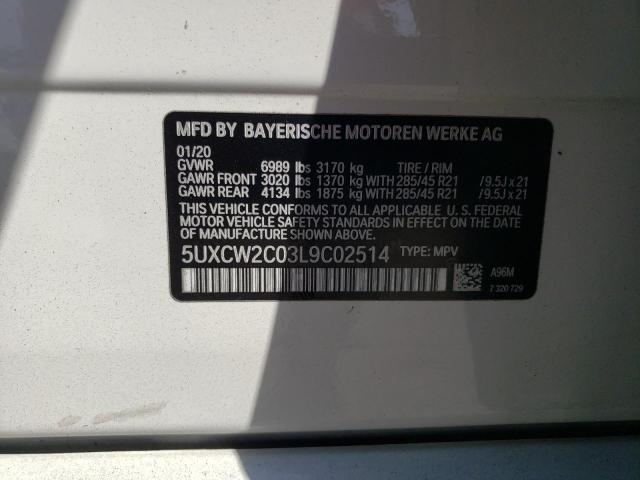 5UXCW2C03L9C02514 BMW X7 Xdrive40i
