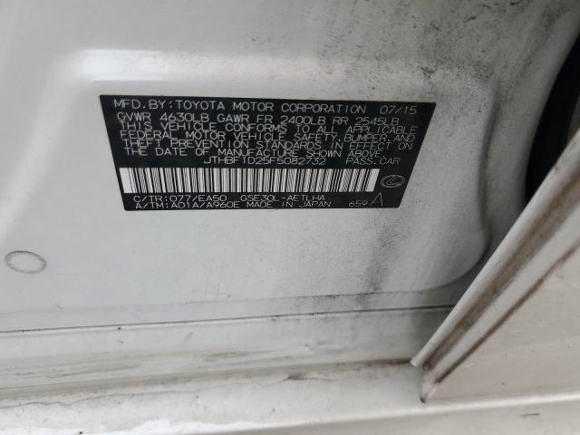 JTHBF1D25F5082732 Lexus IS 250