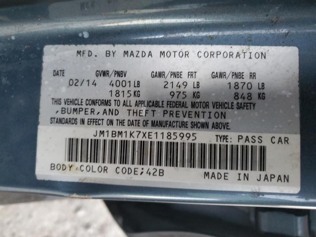 JM1BM1K7XE1185995 Mazda 3 SPORT