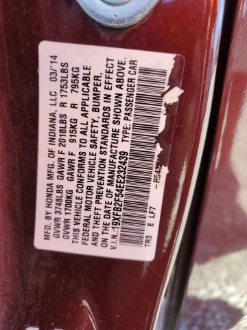 19XFB2F54EE232439 Honda Civic Lx