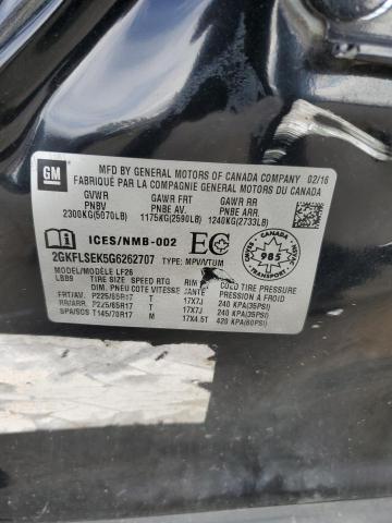 2GKFLSEK5G6262707 GMC Terrain Sle
