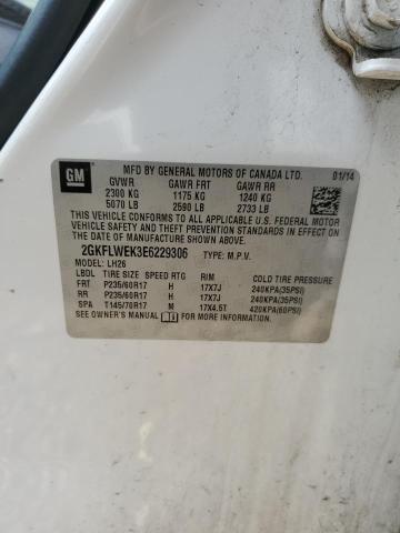 2GKFLWEK3E6229306 GMC Terrain Sle