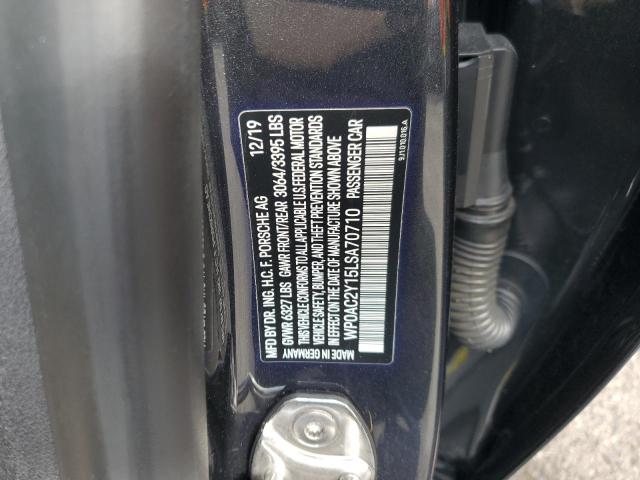 WP0AC2Y15LSA70710 Porsche Taycan Turbo
