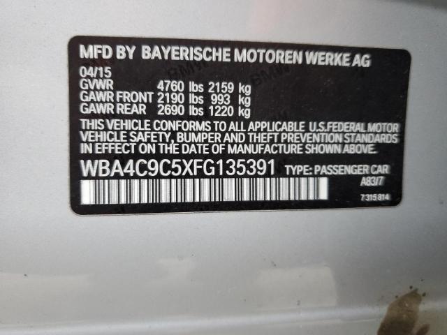 WBA4C9C5XFG135391 BMW 428 Xi Gran Coupe Sulev