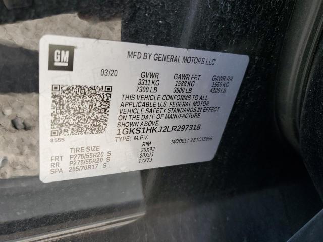 1GKS1HKJ2LR297318 GMC YUKON XL DENALI