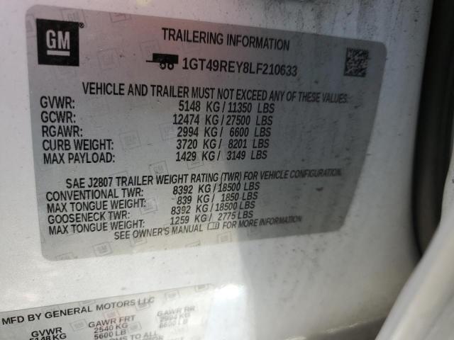 1GT49REY8LF210633 GMC Sierra K2500 Denali